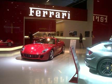 Ferrari Booth Frankfurt Auto Show